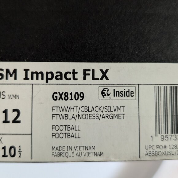 Impact FLX 'White Silver Metallic' Men's Size 11 Runner - Picture 4 of 12